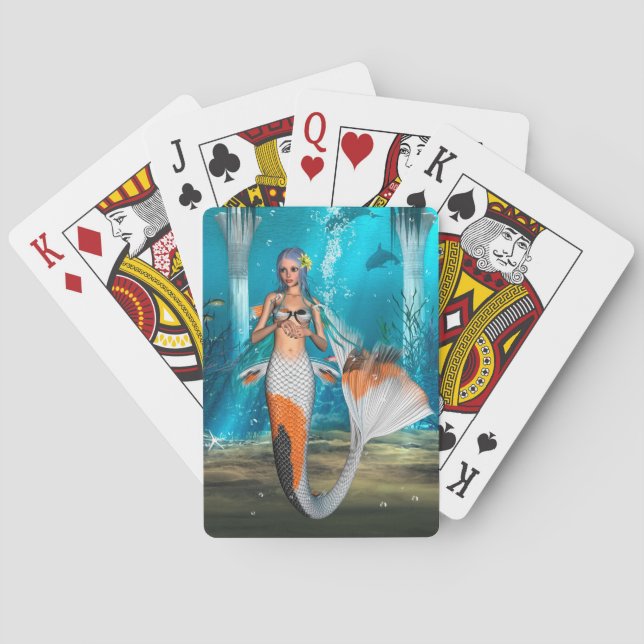 Baraja De Cartas Sirena (Reverso)