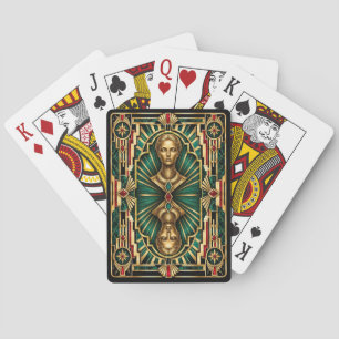 Baraja De Cartas Sirena, Art Deco Mitológica