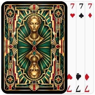 Baraja De Cartas Sirena, Art Deco Mitológica