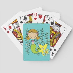 Baraja De Cartas Sirena cabelluda de Brown