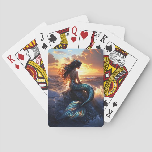 Baraja De Cartas Sirena de sol (Reverso)