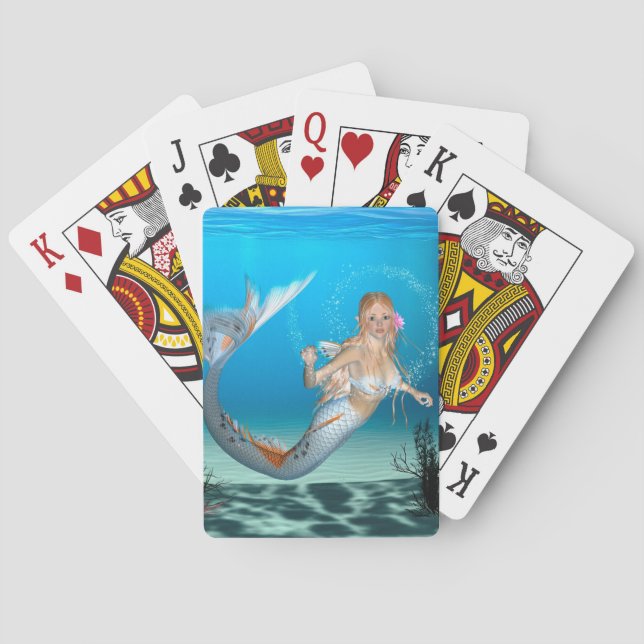 Baraja De Cartas Sirena encantadora (Reverso)