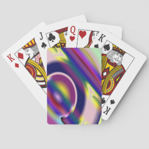 Baraja De Cartas Sistema retro líquido D (011) del metal fundido