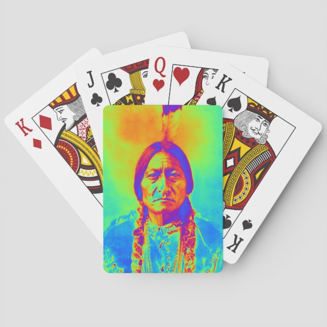Baraja De Cartas Sitting Bull (Reverso)