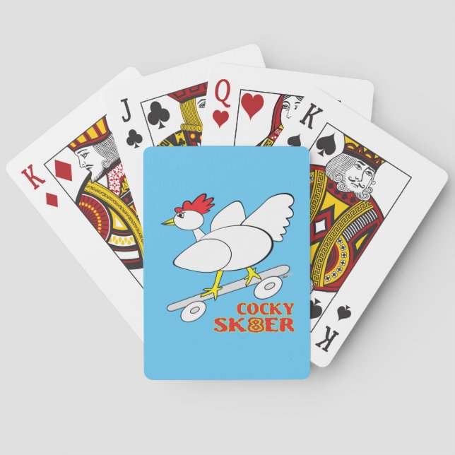 Baraja De Cartas Skater Cocky (Reverso)