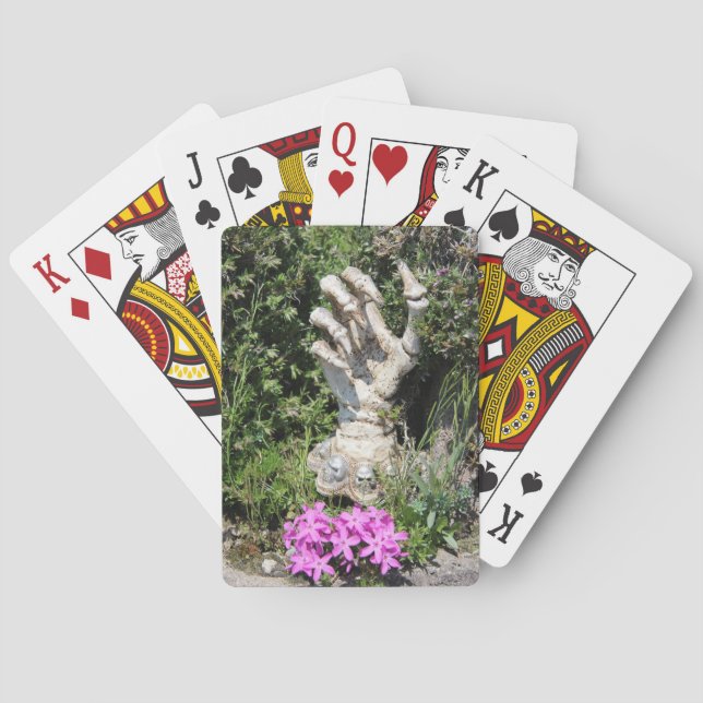 Baraja De Cartas Skelethand - Spielkarten gótico (Reverso)