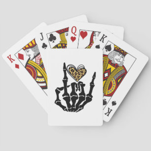 Baraja De Cartas Skeleton Heart Hands Classic