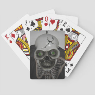 Baraja De Cartas Skeleton Skull Halloween