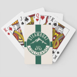 Baraja De Cartas Ski Steamboat Playing Cards