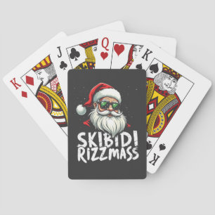 Baraja De Cartas Skibidi Rizzmas Navidades divertidos de jerga gene