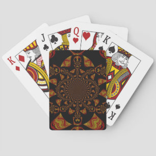 Baraja De Cartas Skull Kaleidoscope Arte Imprimir