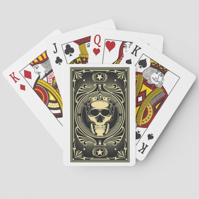 Baraja De Cartas Skull King (Reverso)