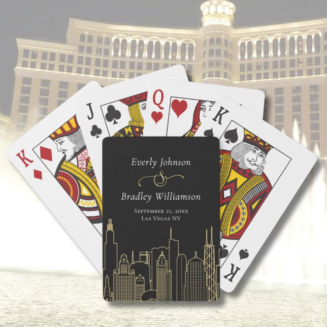 Baraja De Cartas Skyline Black Gold Casino (Subido por el creador)