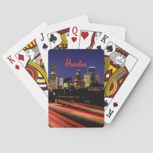 Baraja De Cartas Skyline de Houston Texas