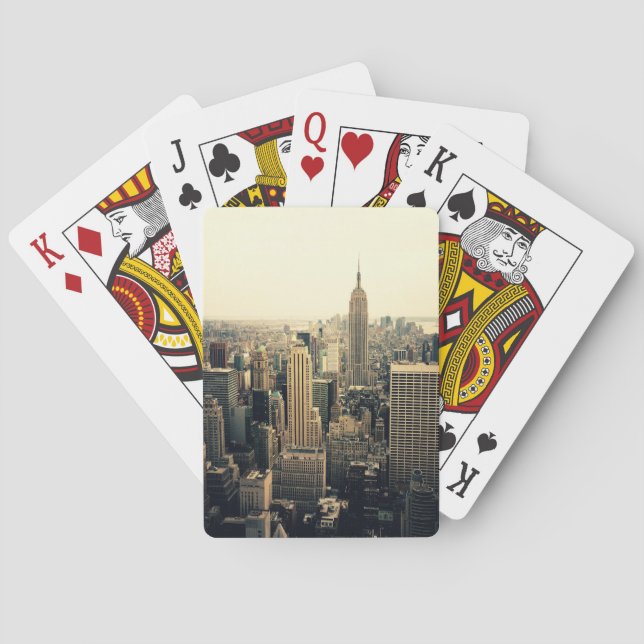 Baraja De Cartas Skyline de Nueva York (Reverso)