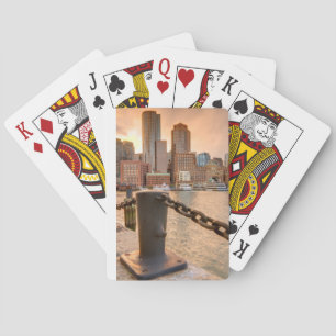 Baraja De Cartas Skyline of Financial District of Boston