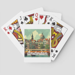 Baraja De Cartas Skyline Retro Amsterdam