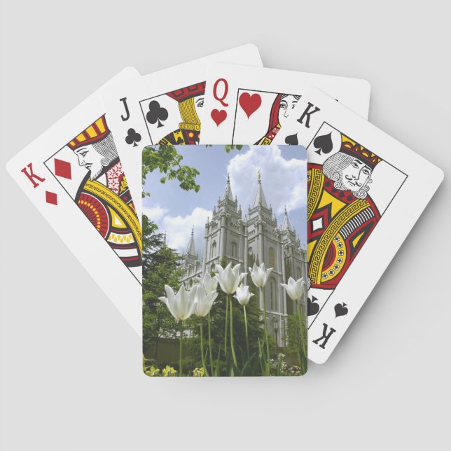 Baraja De Cartas SLC LDS Temple Cards (Reverso)