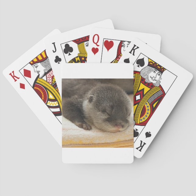 Baraja De Cartas Sleepy Otter (Reverso)