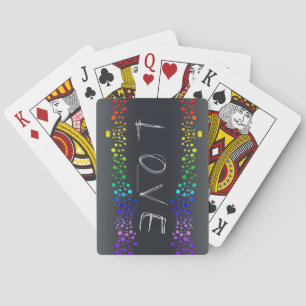 Baraja De Cartas SlipperyJoe ama burbujas rojo naranja amarillo ver