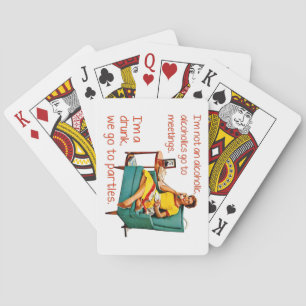 Baraja De Cartas SlipperyJoe socializando a la mujer de la cosecha 