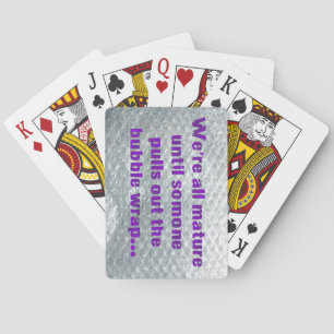 Baraja De Cartas SlipperyJoe's Bubble Wrap parpadeando divertido di