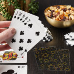 Baraja De Cartas SlipperyJoe's Estrella David temática de Hanukkah<br><div class="desc">SlipperyJoe's Estrella David temática de Hanukkah artística luz de velas festiva resplandeciente temas de luz y resiliencia moderna reverente para fiestas judías tamaños variados tonos metálicos oro bronce marrón profundo negro rico fondo evoca elegancia tradición hebrea patrón simétrico regalos decoraciones flujo visual ceremonial rítmico símbolo significativo religión</div>