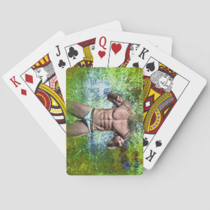 Baraja De Cartas SlipperyJoe's hombre adulto muy musculoso sin cami
