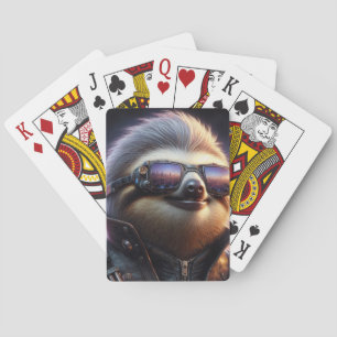 Baraja De Cartas Sloth Cyberpunk