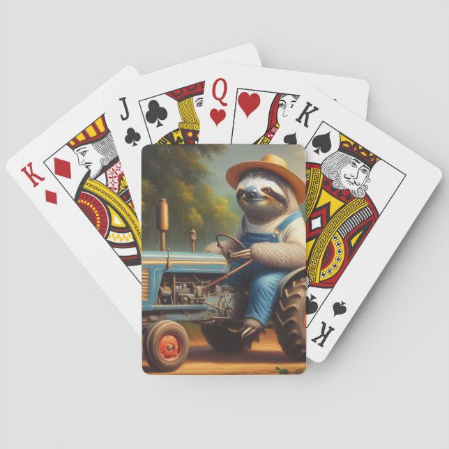 Baraja De Cartas Sloth Farmer (Reverso)
