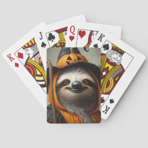 Baraja De Cartas Sloth Halloween