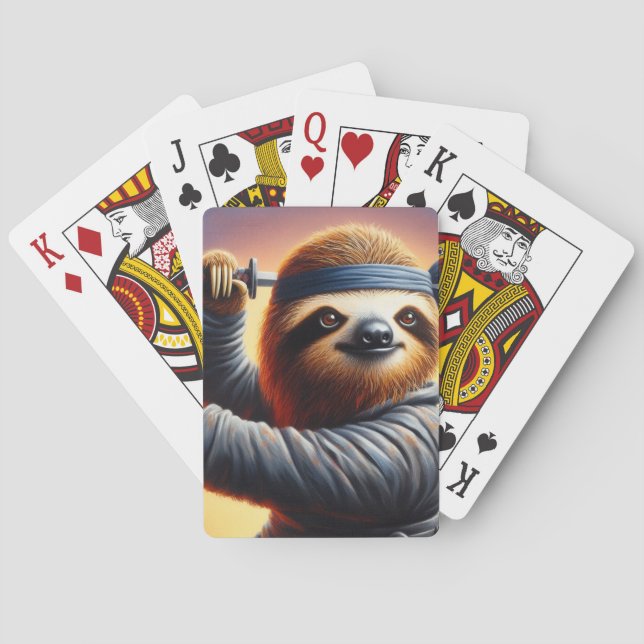 Baraja De Cartas Sloth Ninja (Reverso)