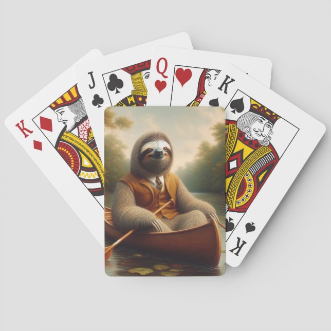 Baraja De Cartas Slots In A Canoe (Reverso)