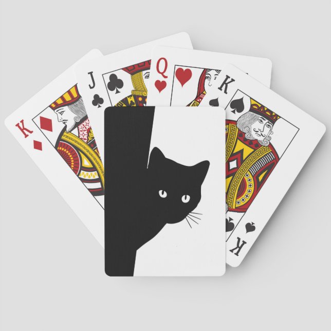 Baraja De Cartas Sly Black Cat (Reverso)