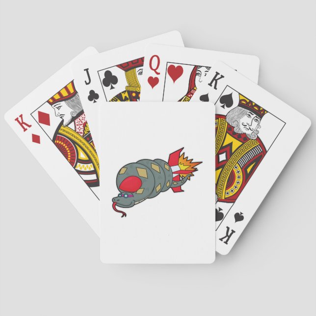 Baraja De Cartas Snack con Rocket (Reverso)