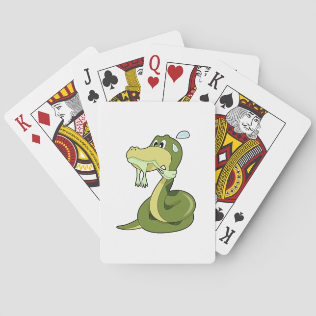 Baraja De Cartas Snake divertida (Reverso)