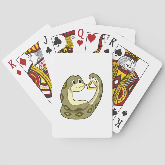 Baraja De Cartas Snake en la música con triángulo.PNG (Reverso)