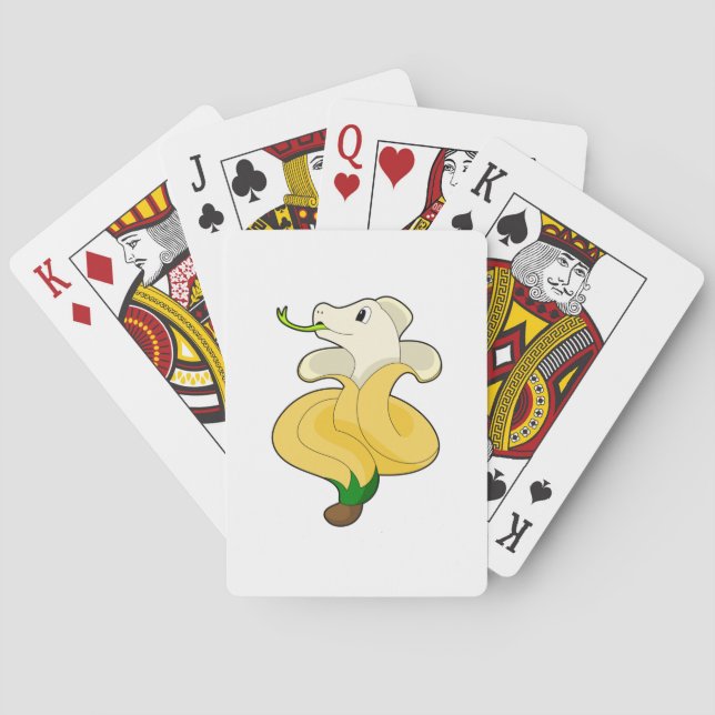 Baraja De Cartas Snake with Banana (Reverso)