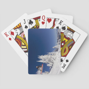 Baraja De Cartas Snowboarding action at Whitefish Mountain Resort