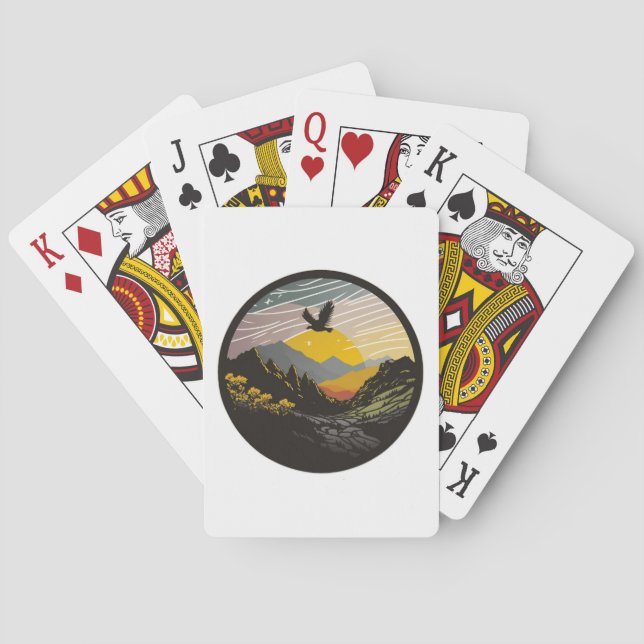 Baraja De Cartas Snowdonia (Reverso)