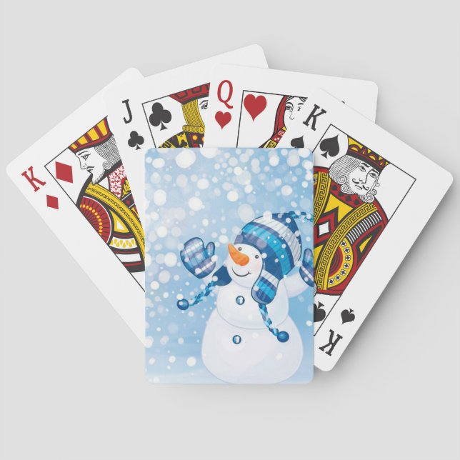 Baraja De Cartas Snowman (Reverso)
