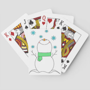 Baraja De Cartas Snowman