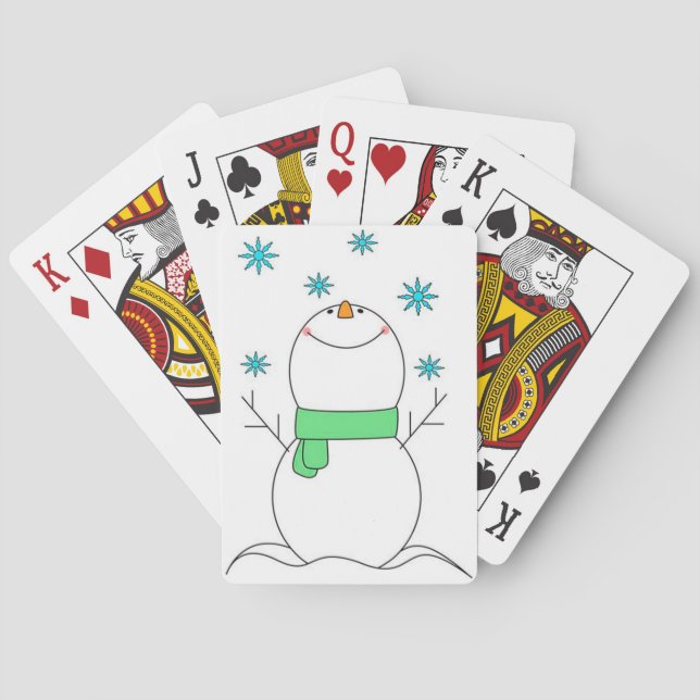 Baraja De Cartas Snowman (Reverso)