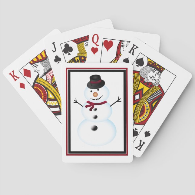 Baraja De Cartas Snowman (Reverso)