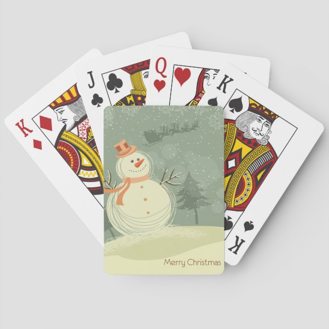 Baraja De Cartas Snowman (Reverso)