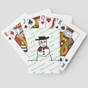 Baraja De Cartas Snowman
