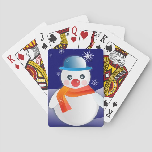 Baraja De Cartas Snowman (Reverso)