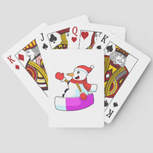 Baraja De Cartas Snowman como snowboarder con Sonowboard.PNG