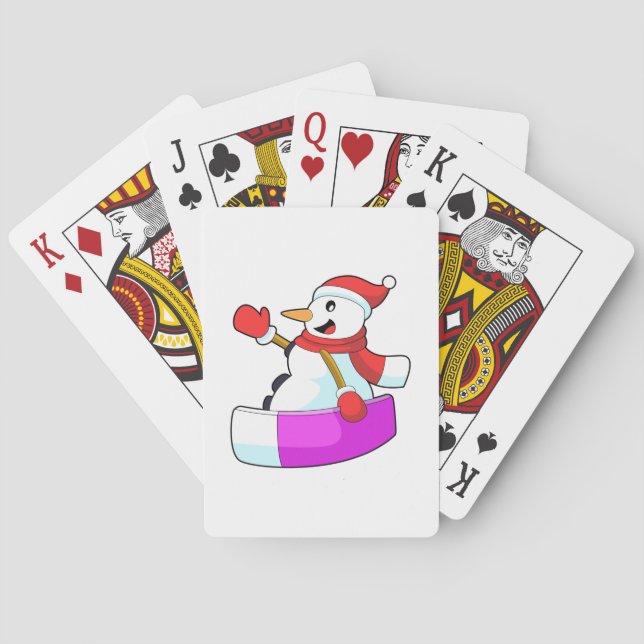 Baraja De Cartas Snowman como snowboarder con Sonowboard.PNG (Reverso)