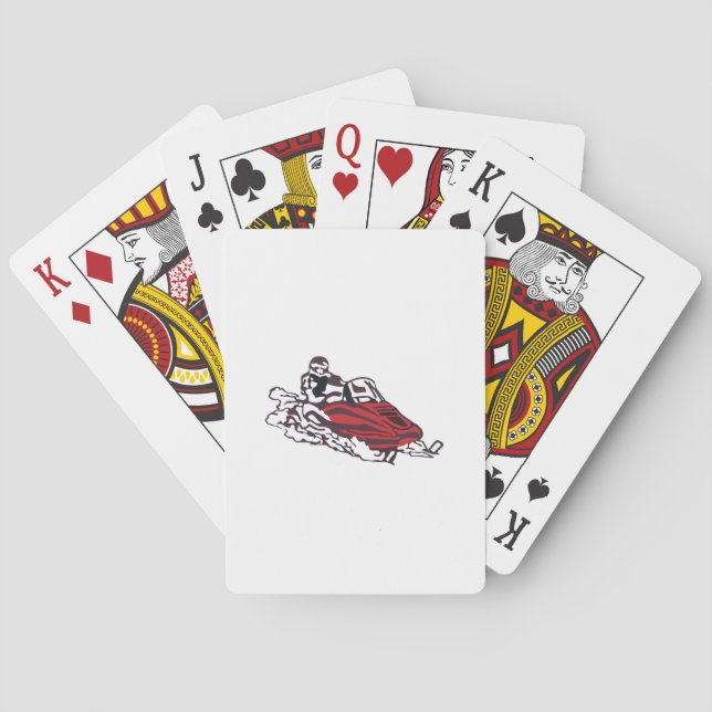 Baraja De Cartas Snowmobile (Reverso)